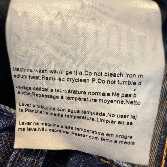 Boss Hugo Boss Jeans Mens Size 32/30 (30x29) Button Fly Straight Leg - Picture 16 of 16